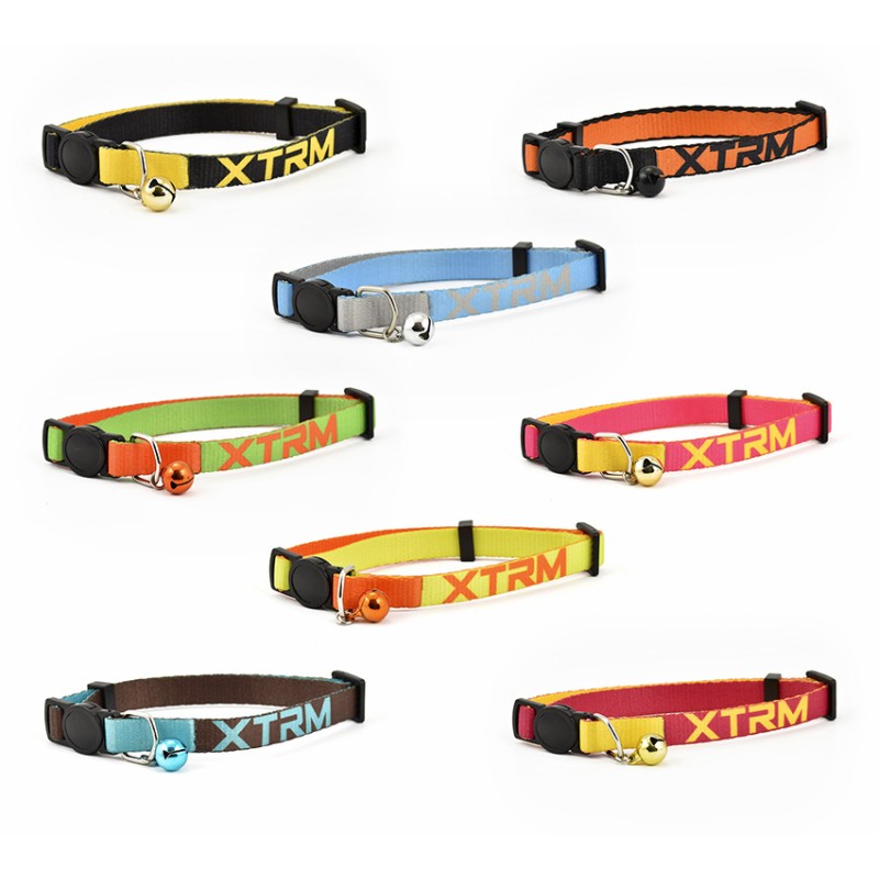 PACK HALSBAND KATZE X-TRM NEON FLASH 10 mm x 22-33 cm