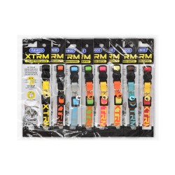 PACK COLLARE GATTO X-TRM NEON FLASH 10 mm x 22-33 cm