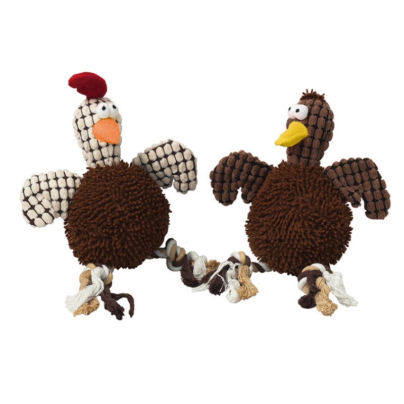 PELUCHE COQ ET POULE