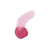 POLKA DOT BALL WITH FEATHER