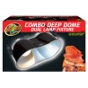 PORTALAMPADE COMBO DEEP DOME DUAL LAMP