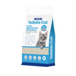 TOILETTE CAT AREIA AGLOMERANTE DE BENTONITE SEM PERFUME