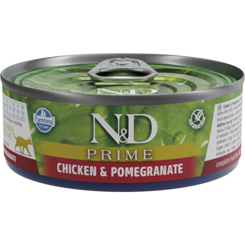 ND CAT PRIME ADULT CHICKEN  POMEGRANATE