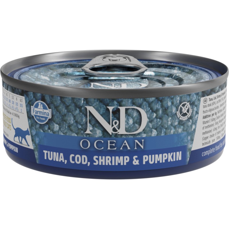 ND CAT OCEAN TUNA COD SHRIMP PUMPKIN