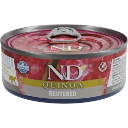 ND CAT QUINOA CERDO NEUTERED 80GR