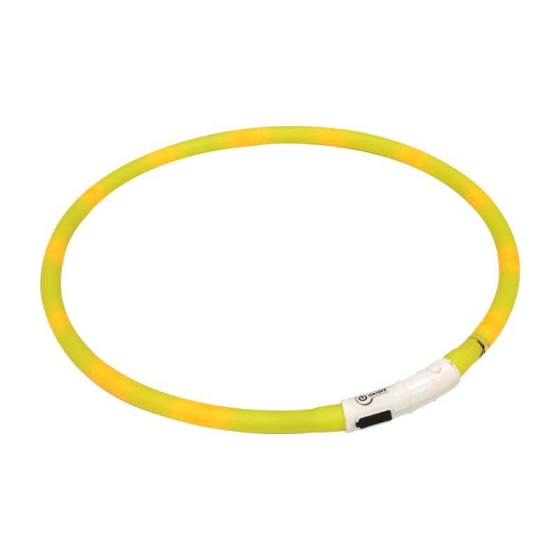 COLLAR LED CON USB AMARILLO