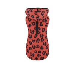 CHAQUETA CON CAPUCHA RED LEOPARD