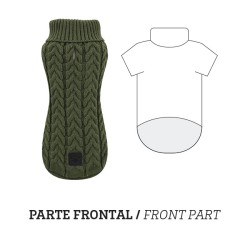 JERSEY PUNTO TRENZA VERDE