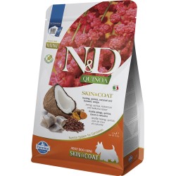 ND DOG QUINOA SKIN  COAT ARENQUE COCO ADULT MINI 25KG