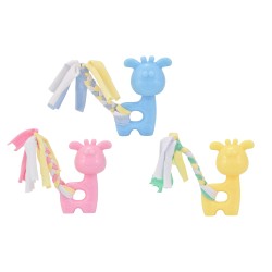 MINI TPR GIRAFE 9 cm QMC 3 pcs